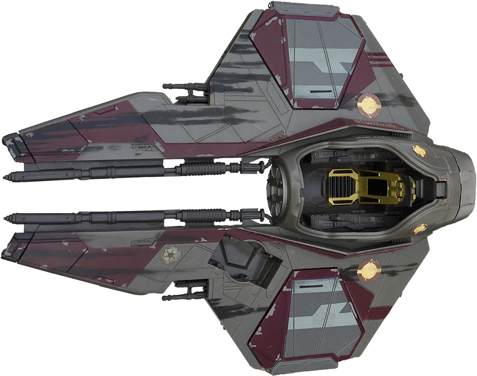 Obi-wan Kenobi Battles Deadly Droid Fighters While - Tank (1000x790), Png Download