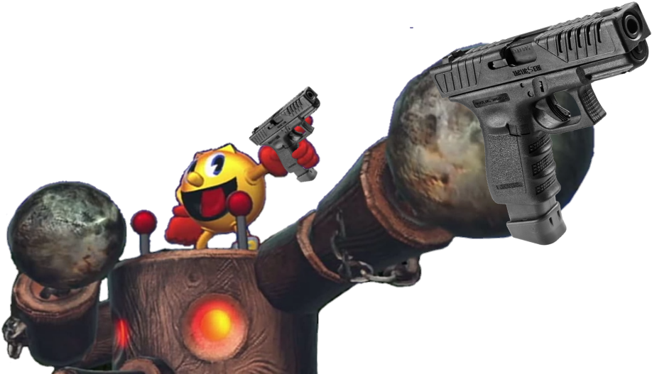 Sfxtpacmandeletthis Discord Emoji - Assault Rifle (960x540), Png Download