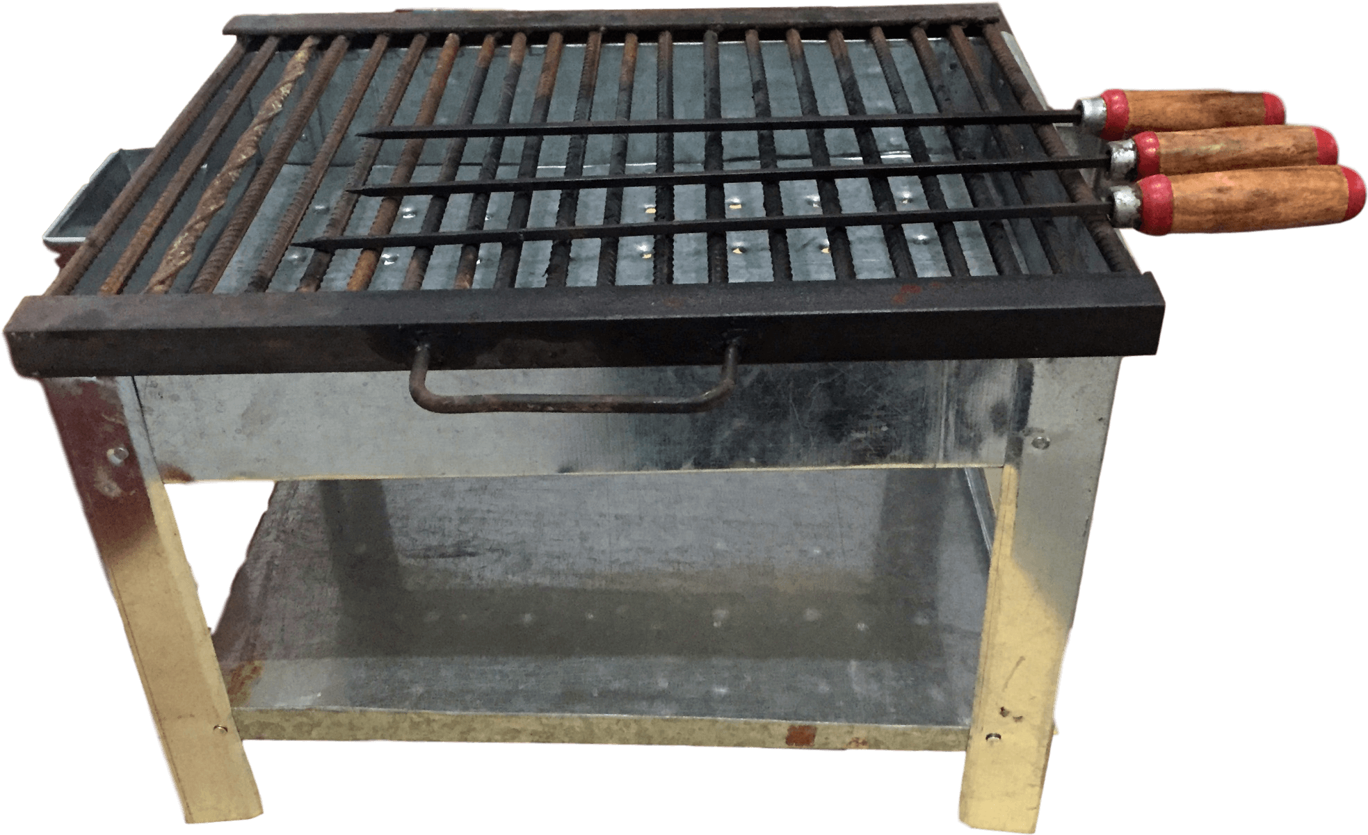 Large Size Coal Barbecue Grill - Outdoor Grill Rack & Topper (2075x1329), Png Download