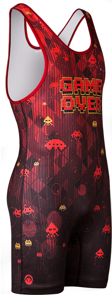 Game Over Singlet - One-piece Garment (960x960), Png Download