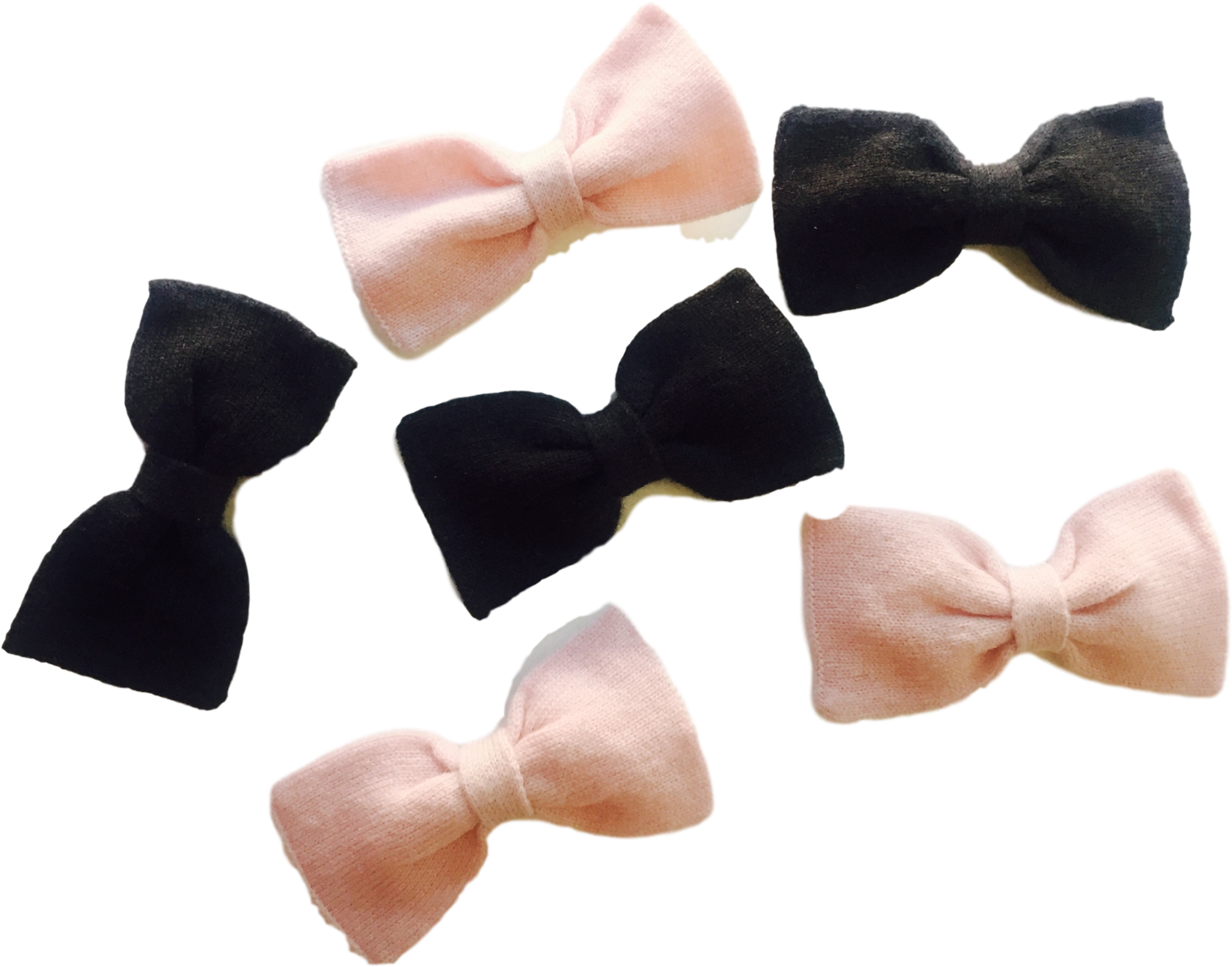 100% Pure Cashmere Hair Bow - Motif (2277x1842), Png Download