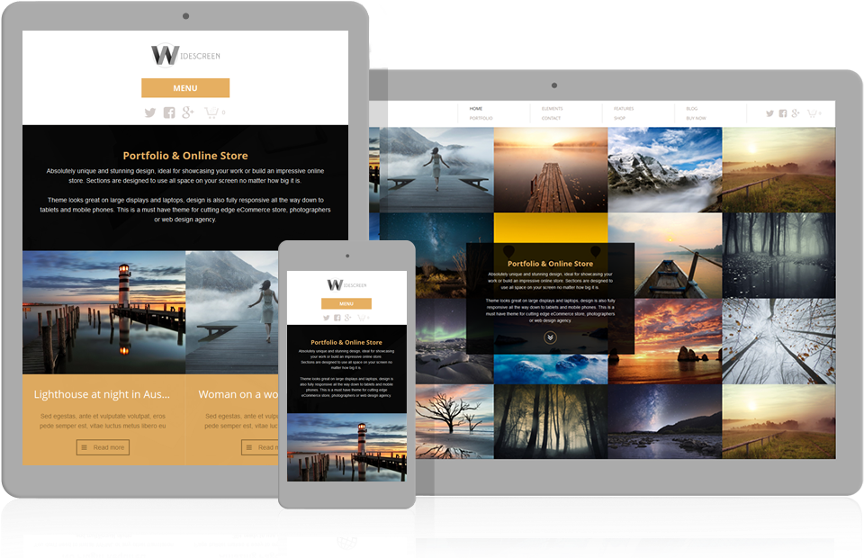 Image - Web Design Widescreen (1034x639), Png Download
