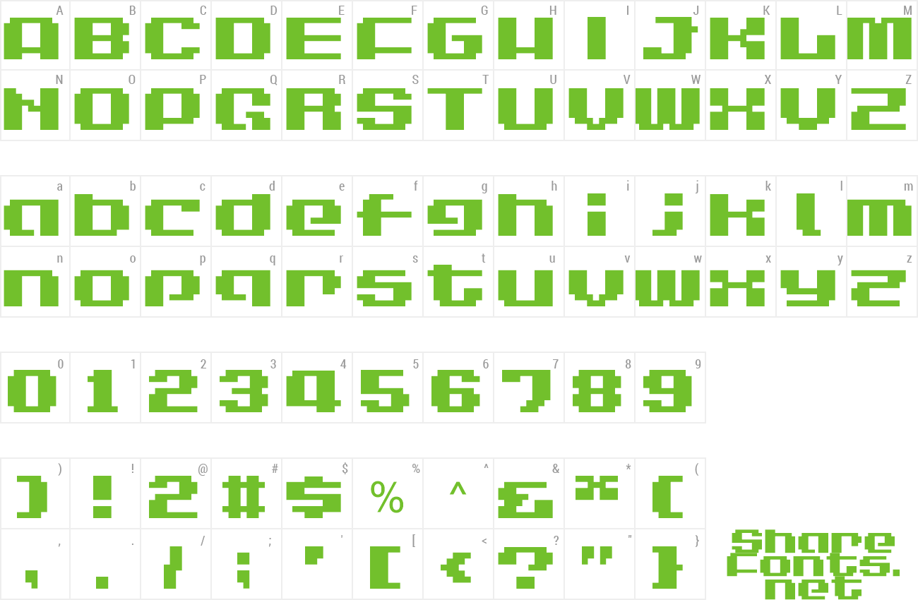 Font Lvdc Game Over 2 Preview - Number (1300x850), Png Download
