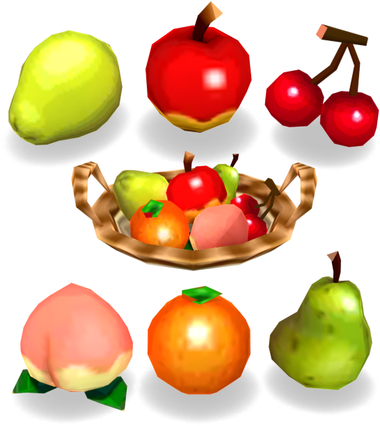 Download Zip Archive - Animal Crossing Fruits Png (750x650), Png Download