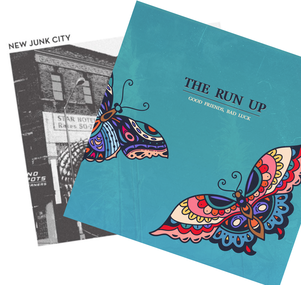 The Run Up And New Junk City Limited Release Vinyls - Swallowtail Butterfly (1000x1000), Png Download