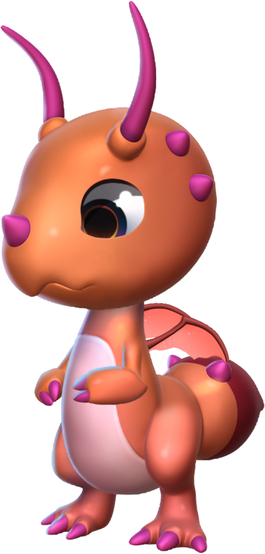 Ant Dragon Baby - Cartoon (533x1114), Png Download