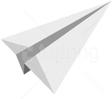 Download White Paper Plane Clipart Png Photo - จรวด พับ Png (850x618), Png Download
