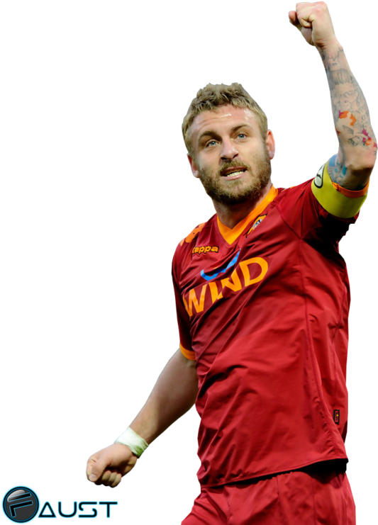 Tattoo Football De Rossi Player A - De Rossi Png (600x750), Png Download