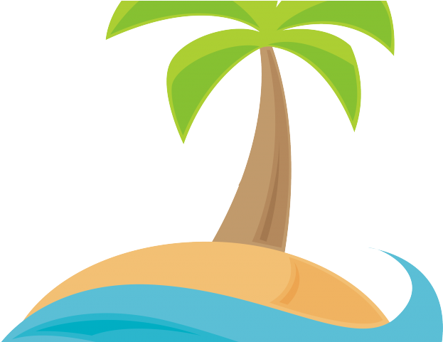 Leaf Clipart Coconut Tree (640x480), Png Download