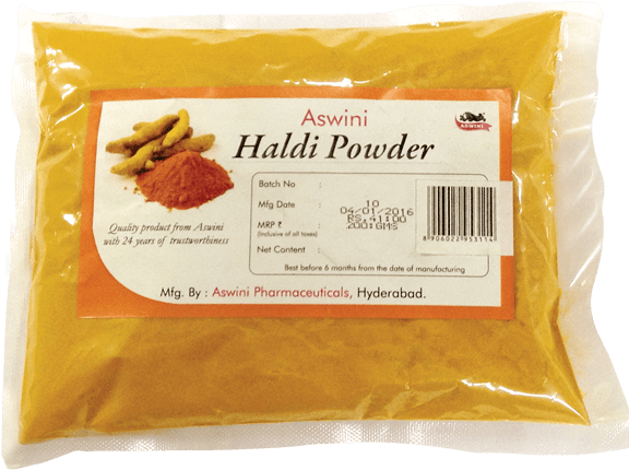 Haldi Powder 200 Gms - Pillow (609x896), Png Download