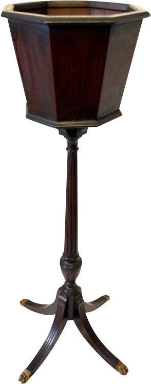 Mahogany Flower Pot Stand Signed Imperial Furniture - Antique (747x747), Png Download