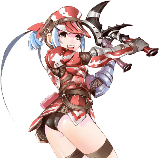 Monster Hunter Fanart Photo Zazami Render - Kenzy Monster Hunter (550x579), Png Download