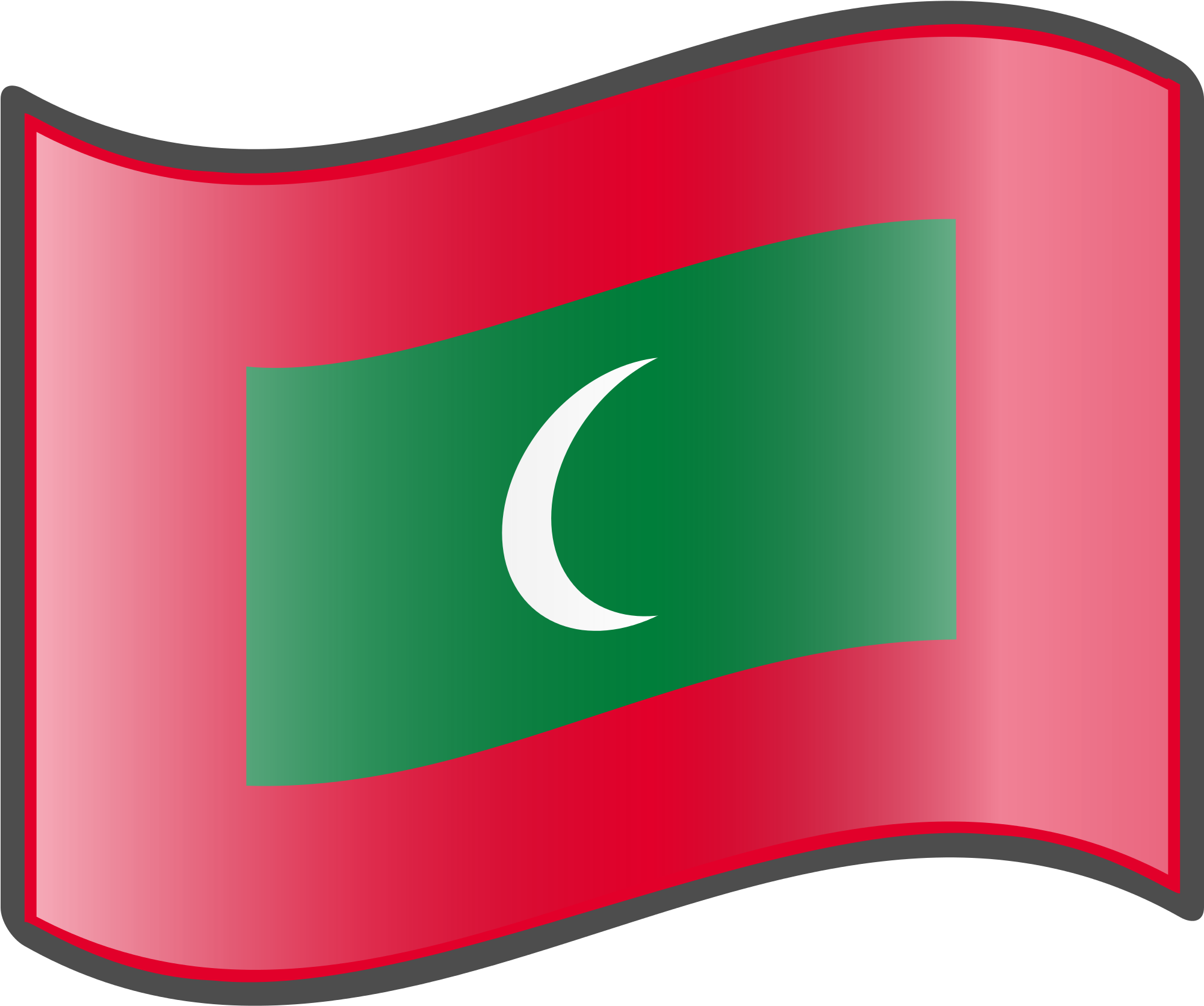 Maldives Flag Png (2000x2000), Png Download
