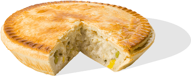 Family Chicken And Veg Plate Pie - Pot Pie (900x600), Png Download