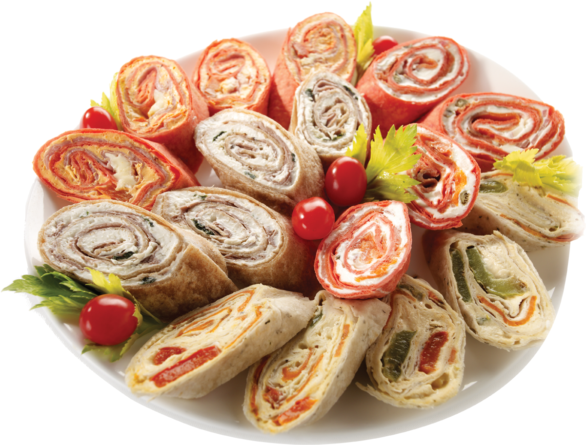 Grilled Vegetable Wrap - Pastry (1302x1080), Png Download