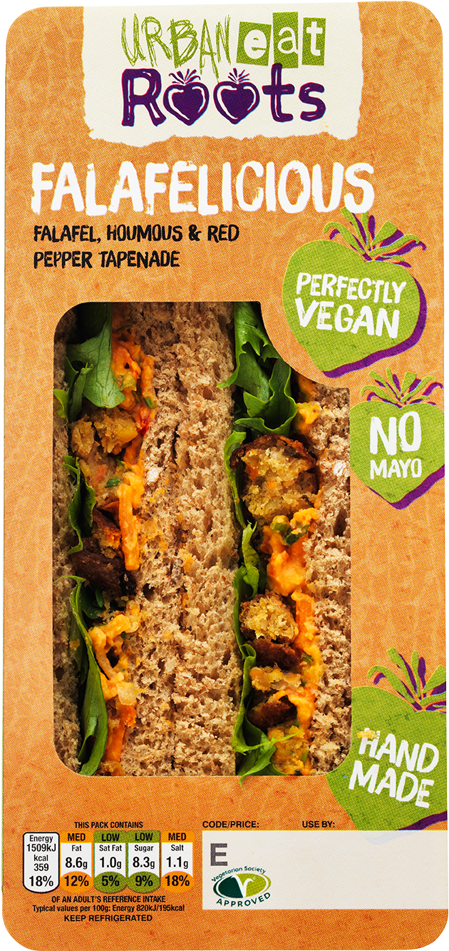 One Of Adelie-owned Urban Eat's Dairy Free Sandwiches - Brown Rice (712x1402), Png Download
