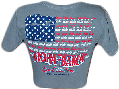 Operation Reconnect/flora Bama American Flag Jeep T - Active Shirt (672x480), Png Download