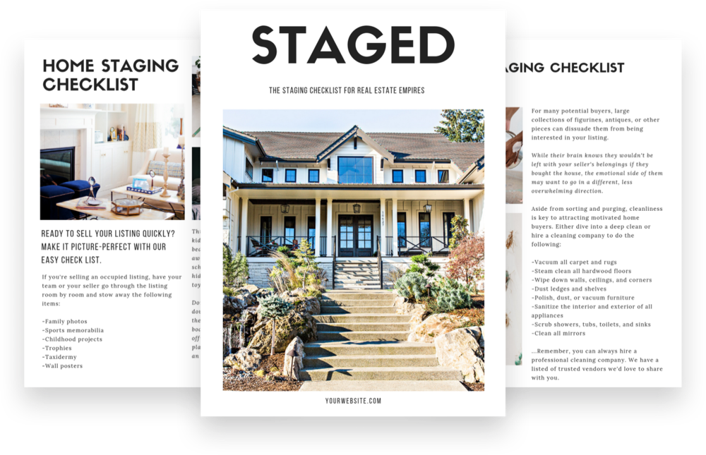 Branded Magazine Ebook Freebie Lead Magnet Home Staging - Estate (1000x645), Png Download