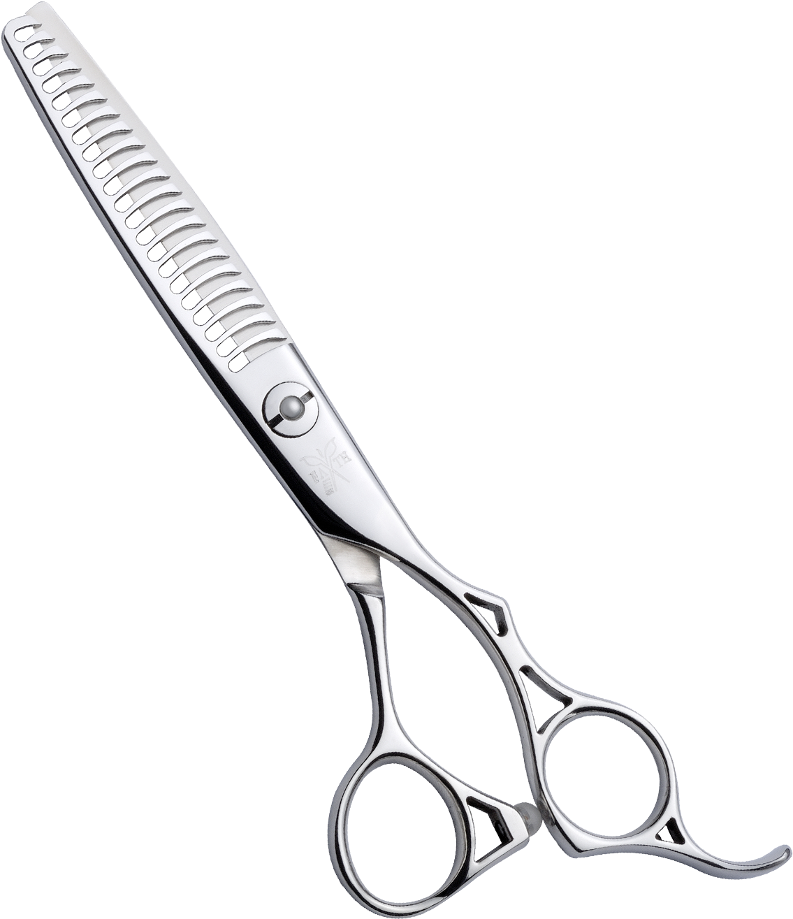 Ss-21 Barber Thinning Scissors - Scissors (1167x1500), Png Download