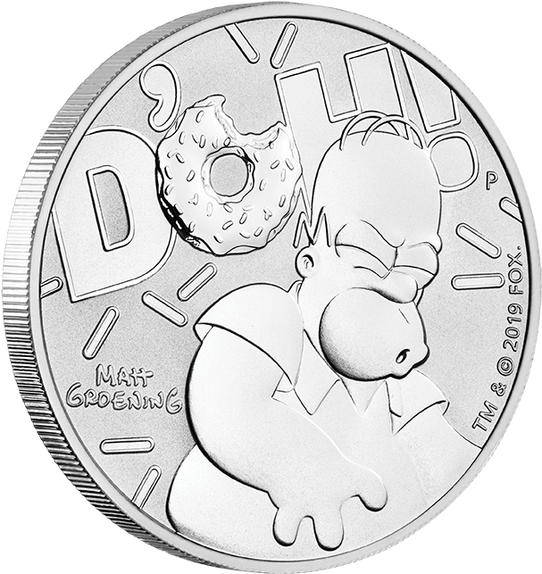 2019 Silver 1oz Coin (624x652), Png Download