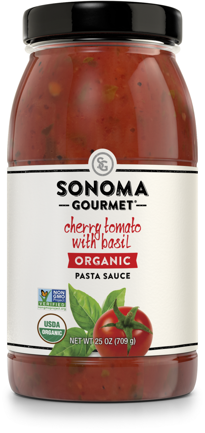 Sg 25oz Org Ctb-ps - Sonoma Gourmet Pasta Sauce (1000x1714), Png Download