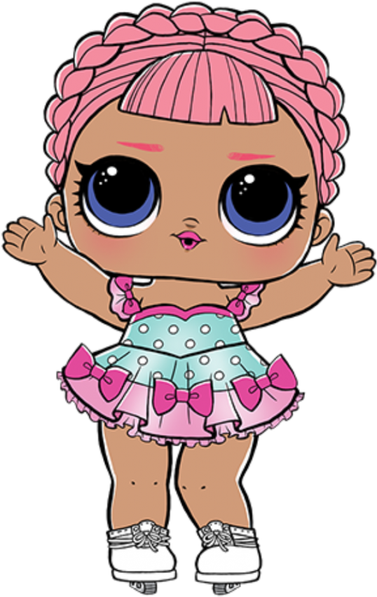 Clique E Salve - Lol Surprise Ice Sk8er (751x1024), Png Download