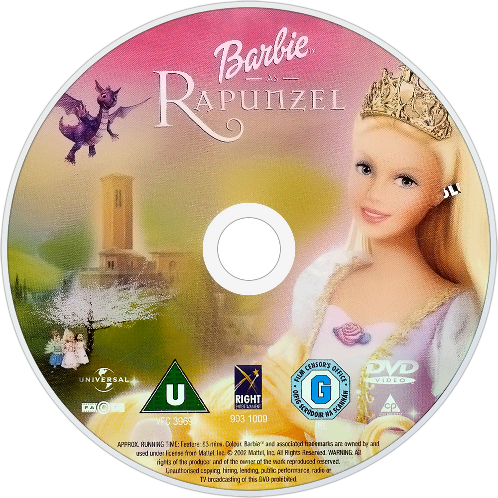 Download Game Barbie Rapunzel For Pc - Barbie Rapunzel (1000x1000), Png Download