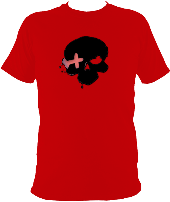 Reaper Skull Overwatch - T-shirt (595x680), Png Download