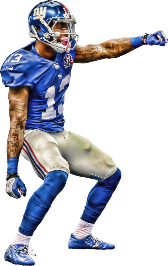 Odell Beckham Jr Png - Odell Beckham Png (647x1024), Png Download