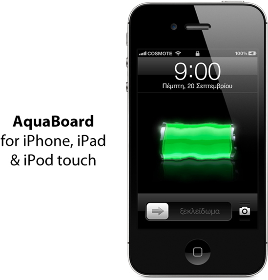 When Downloaded And Installed, Aquaboard Applies A - Iphone (590x573), Png Download