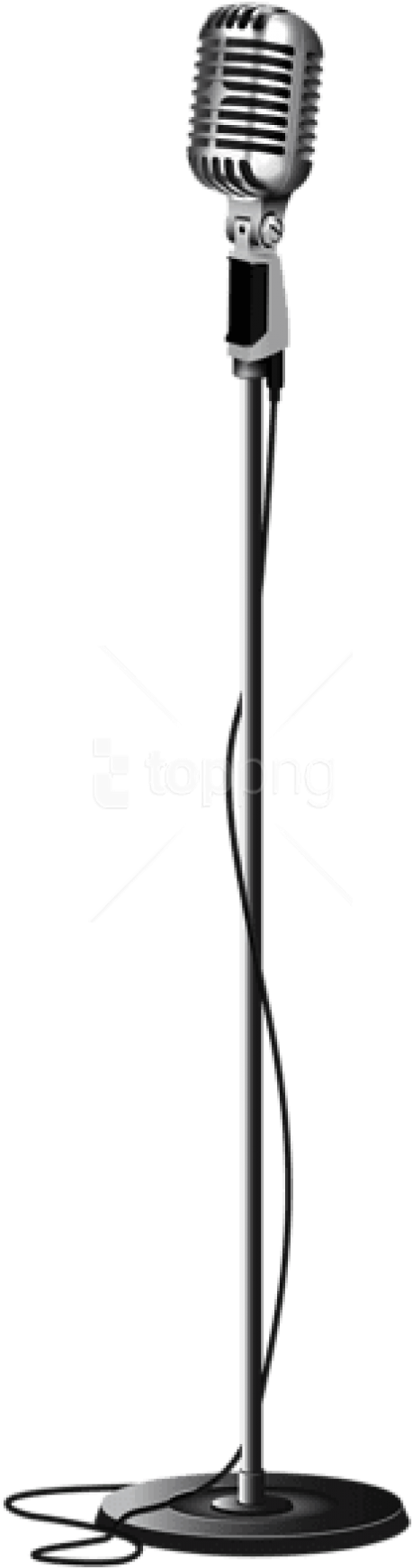 Free Png Download Retro Microphone Png Images Background - Transparent Background Microphone Png (480x1789), Png Download