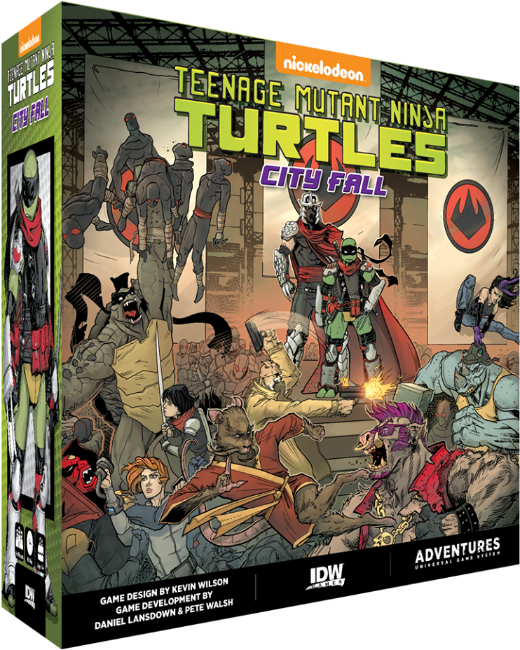 City Fall Core Game - New Tmnt Board Game (767x960), Png Download