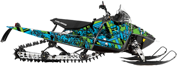 Polaris Iq Shift Skittles - Polaris Rmk 600 2010 (600x600), Png Download