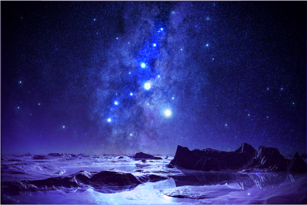 #backgound #night #sky #nightsky #galaxy #space #refection - Night (1024x1024), Png Download