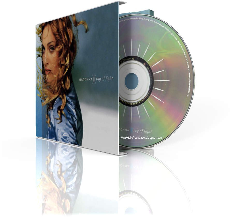 Download Cd - Madonna, Ray Of Light Album, Miami, 1998 (1000x1000), Png Download