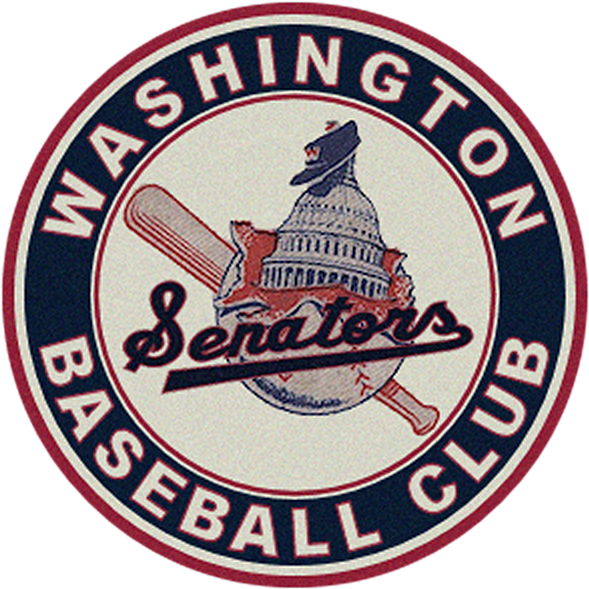 Washington Senators Retro Logo T Shirt For Sale By - Washington Senators Baseball Logos (600x600), Png Download