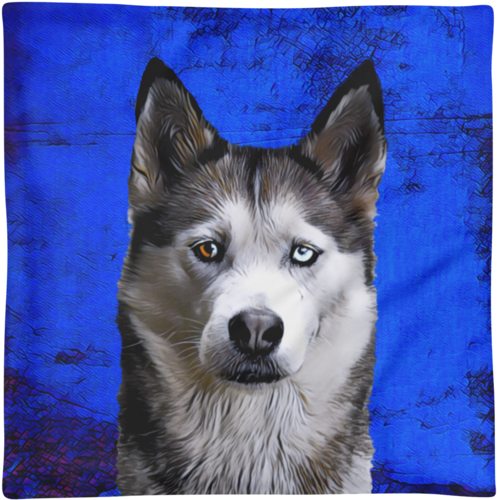 Husky Pillow Case - Sakhalin Husky (580x580), Png Download