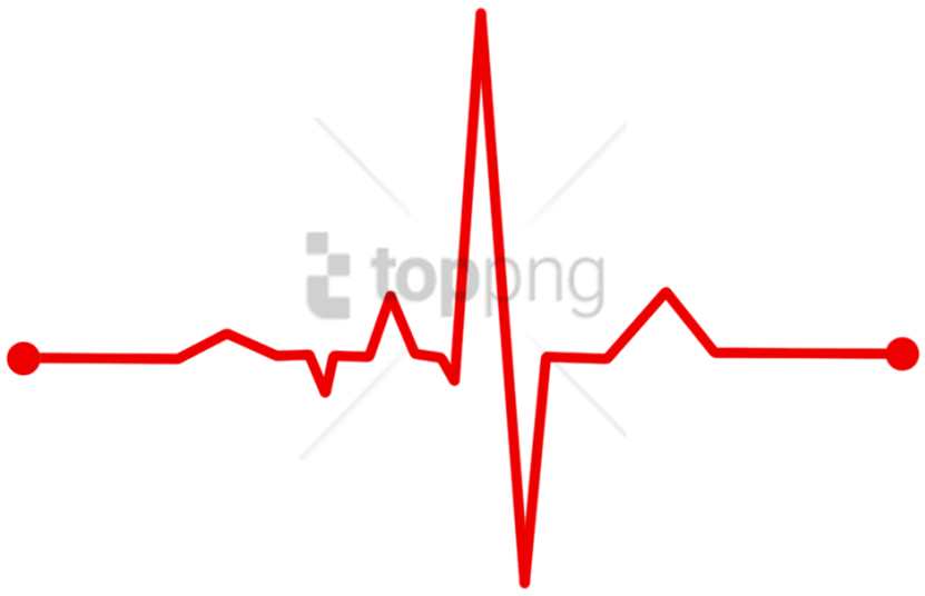 Free Png Heartbeat Line Png Png Image With Transparent - Heart Beat Rate Png (850x638), Png Download