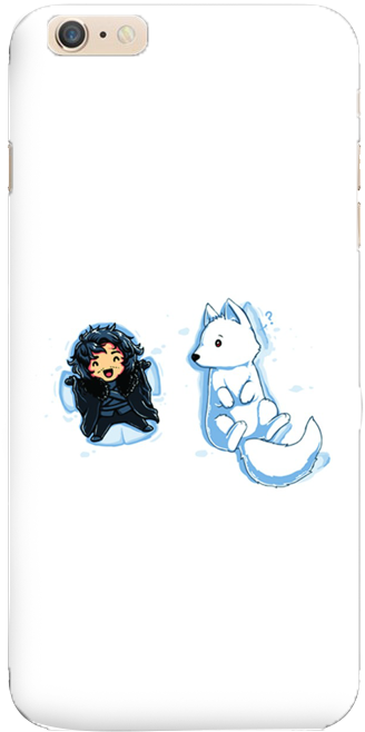 Jon Snow & Ghost Game Of Thrones Phone Cover - Game Of Thrones Phone Case (800x800), Png Download
