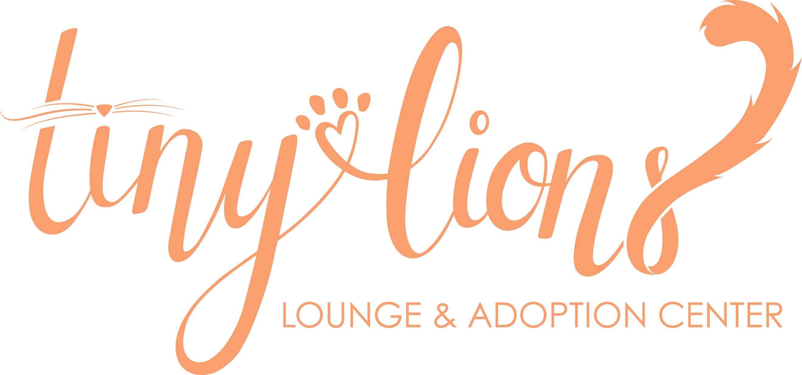 Tiny Lions Logo - Calligraphy (2638x1234), Png Download