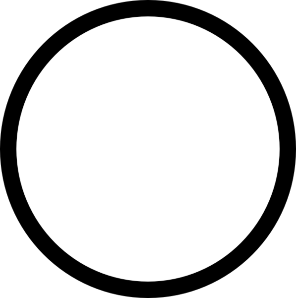 Blank Subnational Shield - Un Cercle Noir (597x600), Png Download