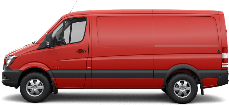 Flame Red - 2018 Mercedes Benz Sprinter 2500 (885x383), Png Download