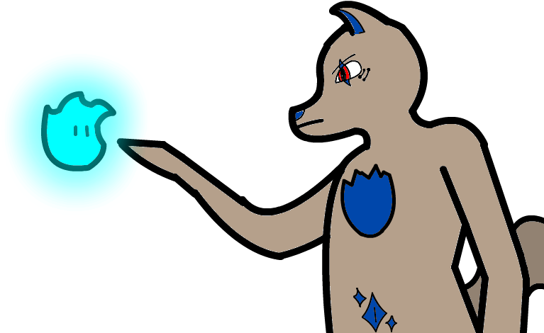 The Blue Flame - Cartoon (800x600), Png Download