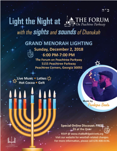 Chabad Menorah - Poster (729x486), Png Download