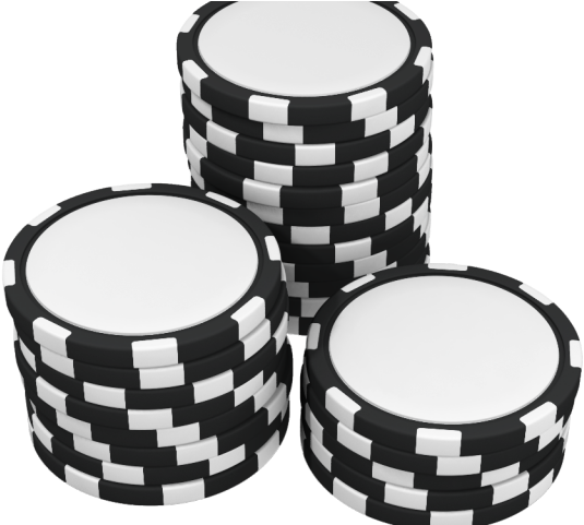 Poker Clipart Poker Chip - Black And White Poker Chips Clipart (640x480), Png Download