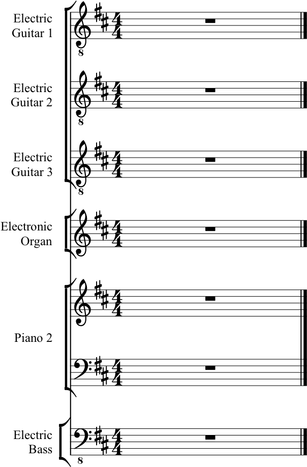 Changes To Instrument Group Produces Wrong Bracket - Music (620x940), Png Download
