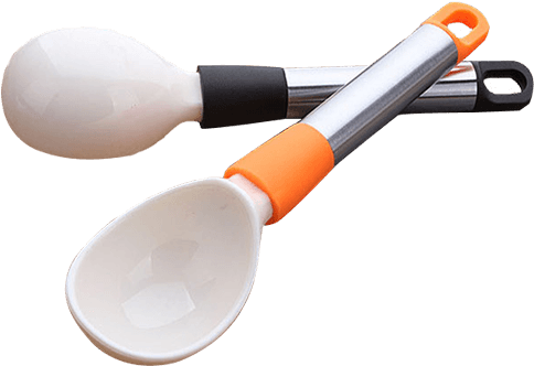 Ice Cream Scoop - Spoon (640x626), Png Download
