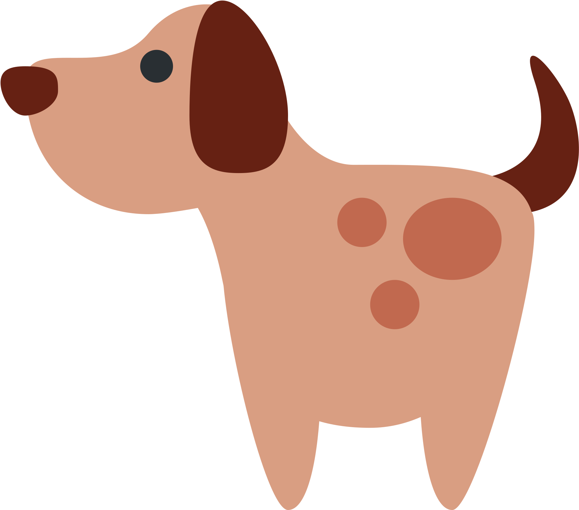 Dog Clipart Chinese New Year - ايموجي كلب (2000x2000), Png Download