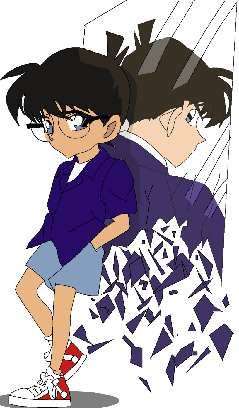 Conan Detective - Anime Detective Conan Png (1024x1390), Png Download