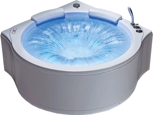 Opera 360° Whirlpool Waterfall Massage Bathtub - Jacuzzi (800x600), Png Download